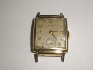 Vintage Hamilton Mens Watch 14k Gold Filled Not