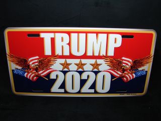 President Trump Metal Car License Plate Donald Trump 2020