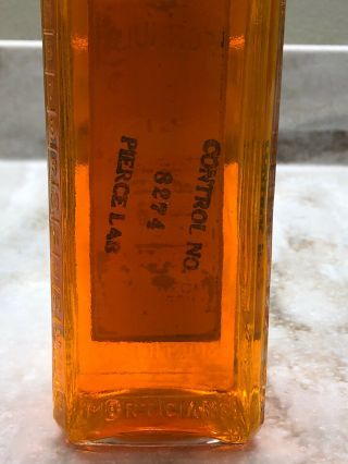Antique Pierce Formula 496 Embalming Fluid Bottle 3