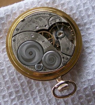 3 Vintage Pocket Watches Elgin 12 sz Elgin 16 sz Hampden 16 sz For Repair 4
