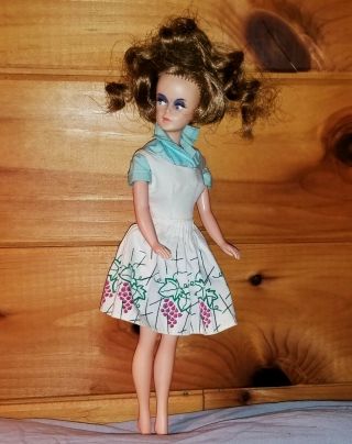 1964 Tressy Doll 11.  5 " By Regal Canada Retractable Hair Vintage