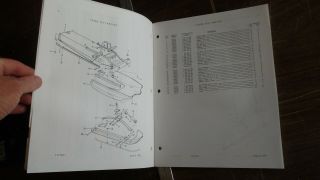 Vintage Massey Ferguson Snowmobile ' 77 Massey Whirlwind Dealer Parts Book 3