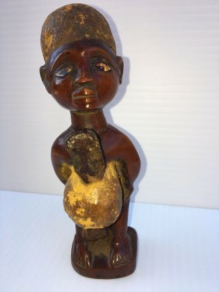 African Bakongo Fetish Figure From Congo 6”Tall 3” Wide 3