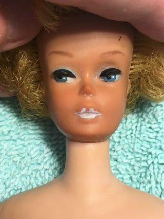 Vintage Barbie 1960 ' s Bubble Cut Bouffant Blonde Hair Midge Barbie Body VGC 4