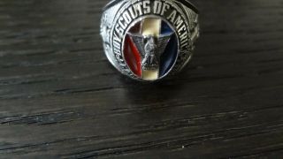 Vintage Boy Scout Of America Eagle Scout Ring Great Shape