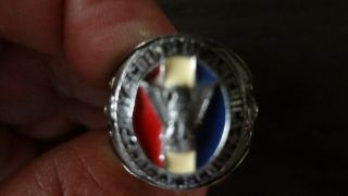 VINTAGE BOY SCOUT OF AMERICA EAGLE SCOUT RING GREAT SHAPE 4