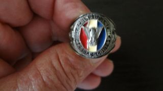 VINTAGE BOY SCOUT OF AMERICA EAGLE SCOUT RING GREAT SHAPE 5