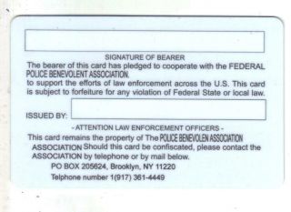 DEA Special Agent Antique Pin Wallet w/Federal Police Benevolent Assn 2019 card 4