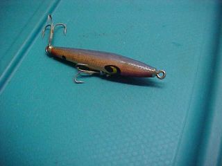 Vintage Smithwick Devils Toothpick Old Bass Wood Fishing Lure Color Topwater