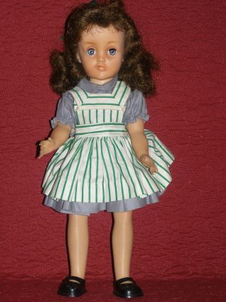 Mary Hubbard Ayer: Vintage 14 " Hard Plastic Doll By Ideal 1950 