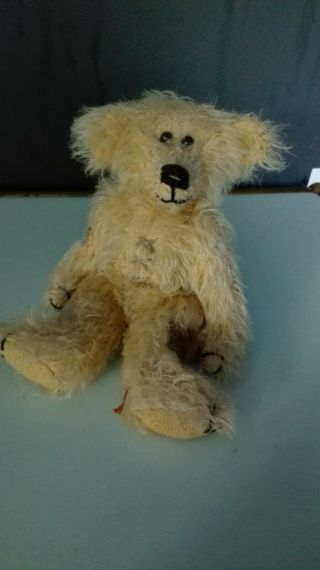 Vintage Mohair Miniature Bear Handmade Tatty Teddy