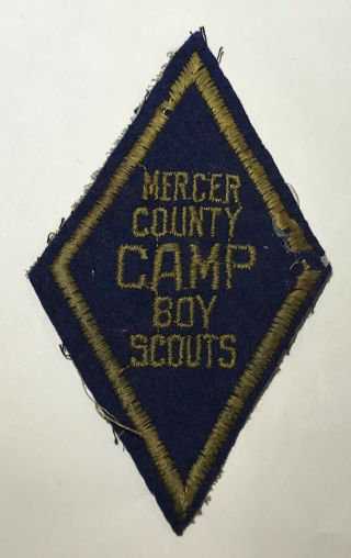 Mercer County Council Boy Scout Camps Felt Pennsylvania Cl2