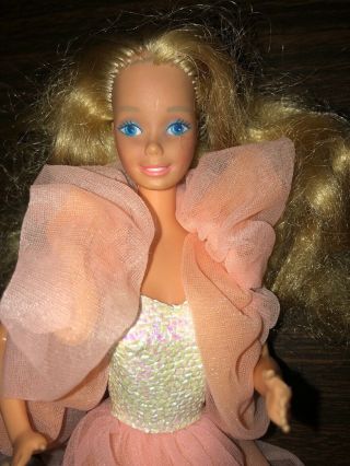 Vintage/MOD Peaches ' n Cream Barbie doll Superstar 80s Era 2