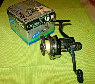 Vintage Shimano Custom X - 3000 The Larger Of Quickfire Spinning Reels