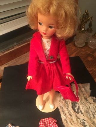Vintage 1960s Ideal Tammy Doll Light Blond Hair 12” Tall BS - 12 VGC real beauty 3