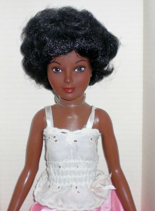 Vintage Ideal Magic Hair Crissy Doll 19 " 1977 African American Box,  Accessories