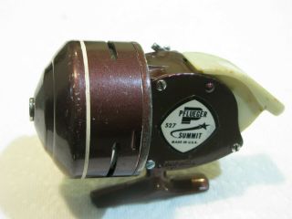 Pfleuger Summit 527 Vintage Spin Casting Reel Made In Usa Old Good