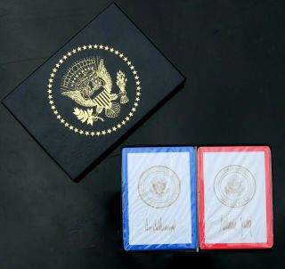 Rare Donald Trump & First Lady Melania Trump Presidential Seal Playing Cards