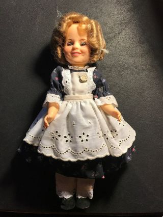 Vintage Ideal Toy Corp Shirley Temple Sleepy Eye Doll,  1982,  St - 12 - H368