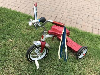 Vintage Antique Amf Junior Tricycle Metal Red