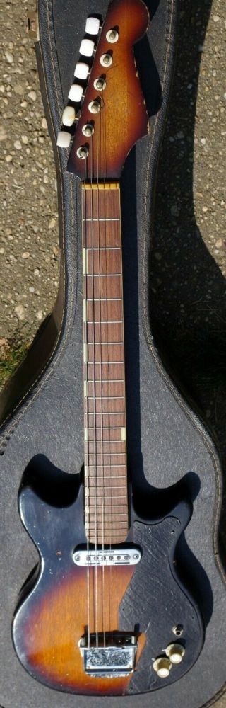 Vintage 1965 Teisco Del Rey E - 100 ??? Electric Guitar Japan