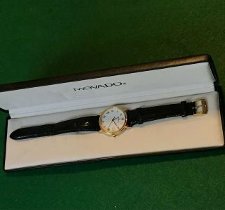 Movado 87 - A4 - 0887 Men’s Wristwatch Swiss Quartz Watch With Date And Box