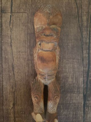 Vintage Antique Tribal Wood Carving 7 Inches Tall