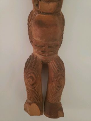 Vintage Antique Tribal Wood Carving 7 Inches Tall 3