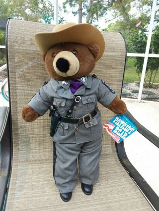 Vintage Patriot Bear York State Police Uniform From Jj Wind Inc With Tag