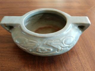 Antique Arts And Crafts,  Mission Style Bowl Margery Walker 1917,  North Dakota