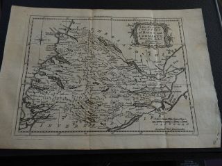 Antique Map A Map Of Counties Of Ross And Cromarty,  Drawn Best.  T Kitchin