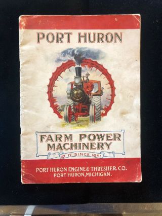 1920 Port Huron Mi Steam Whistle Hit Miss Engine Antique Vintage Train Tractor