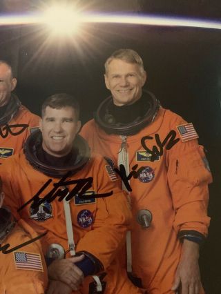 Signed Crew Of Space Shuttle Mission STS - 132 4