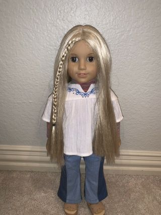 American Girl Julie Albright Blonde Hair 1970s Character Doll