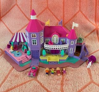 1994 Vintage Polly Pocket Light - Up Magical Mansion 99 Complete,  Pollyville Mat