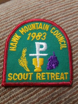 Hawk Mountain Council,  Bsa,  Oa,  1983 Catholic Scout Retreat Rare