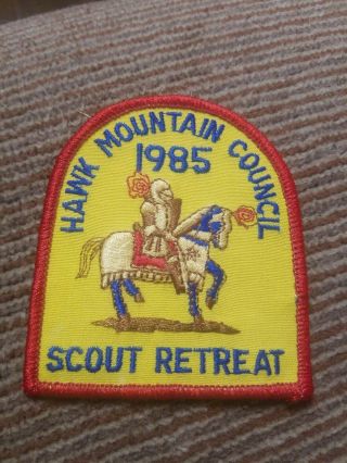 Hawk Mountain Council,  Bsa,  Oa,  1985 Catholic Scout Retreat Rare