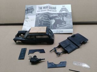 Vintage Aurora Mod Squad 1949 Mercury Woody Wagon Parts Or ? In 1/25th Scale.