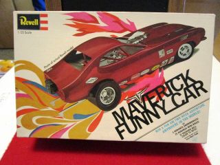 Vintage Unassembled Plastic Model Kit - Maverick Funny Car