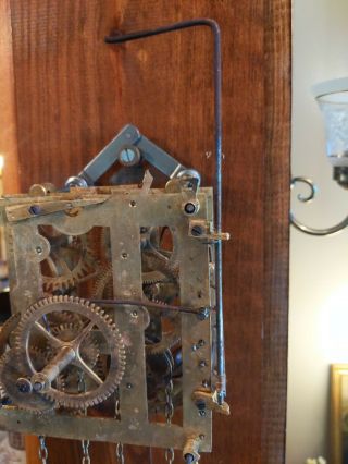 Very Large Antique Cookoo Clock Movement