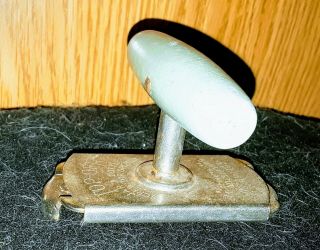 Wood Handled Jar Opener Antique Kitchen Gadget Stainless Steel
