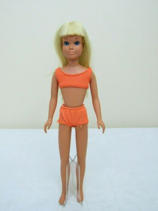 Vtg Malibu SKIPPER Doll Barbie ' s Little Sister ORIG Swimsuit 2