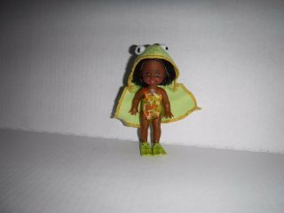 Kelly Club Barbie Doll 2001 Pool Party Frog Aa Deidre Mattel African American