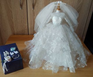 Vintage Barbie 50th Anniv 1959 Wedding Day 972 (2009) Bridal Set Complete