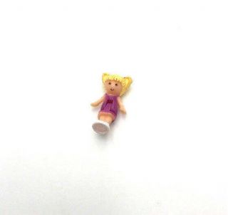 1989 Vintage Polly Pocket Doll Trinket Box Tiny Tina Bluebird Toys Doll Only
