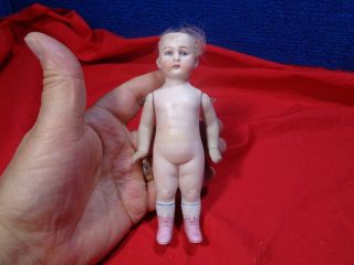 Antique Miniature Bisque Doll B 8