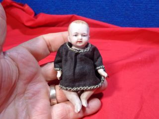 Antique Miniature Bisque Doll B 2