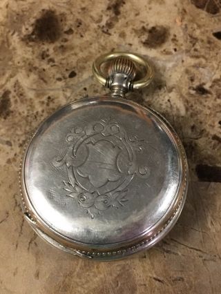 Vintage Remontoir Silver Pocket Watch Case Rubis Make Offer