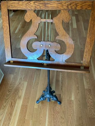 Antique Wooden Music Stand