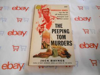 The Peeping Tom Murders By Jack Baynes (1958,  Crest,  Pb) Vintage